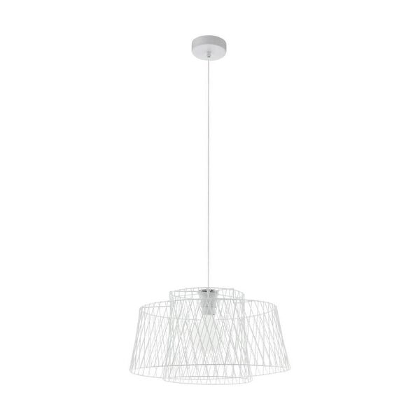 Светод. подвес ALLERBY [с ламп. в компл., 1x5W (E27), 450, H1500, сталь, белый]