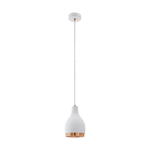 Подвес COCNO, [1х60W (E27), 165, сталь, белый, медь]