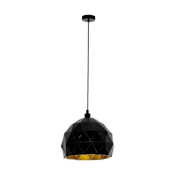 Подвес ROCCAFORTE, [1х60W (E27), H1100, cталь, черный, золотой]