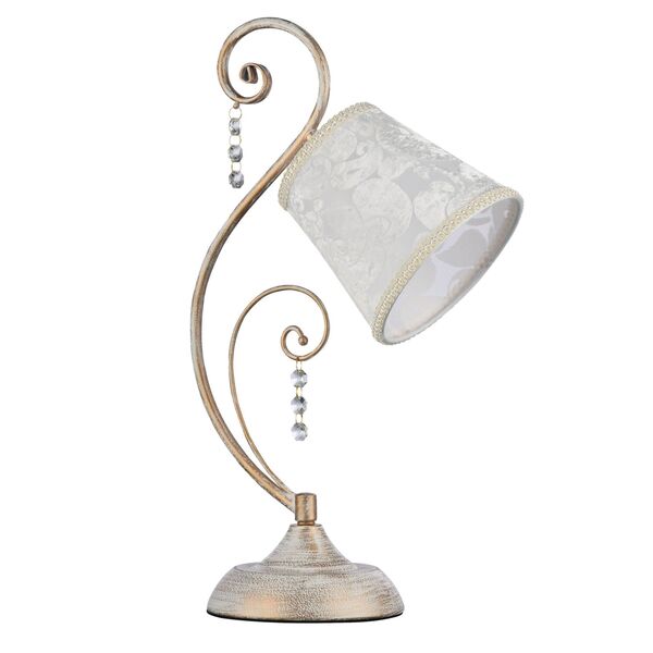 Настольная лампа Lorette Белый с Золотом