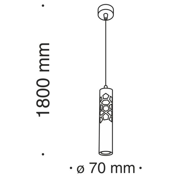 Подвесной светильник Technical P037PL-L11B4K
