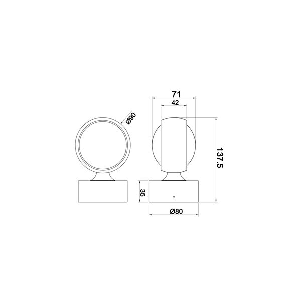 Бра Maytoni Lens MOD072WL-L8W3K