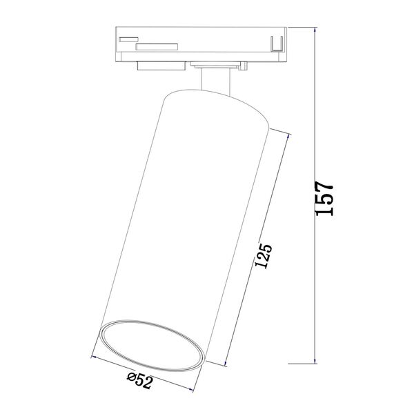 Трековый светильник Technical TR021-1-12W3K