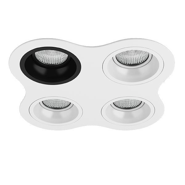 D64607060606 Светильник DOMINO ROUND МR16 (214646+214607+214606+214606+214606), шт