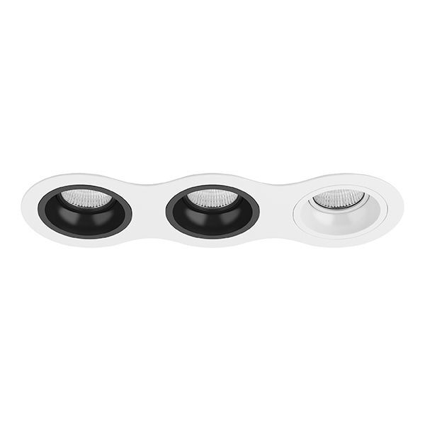 D636070706 Светильник DOMINO ROUND МR16 (214636+214607+214607+214606), шт