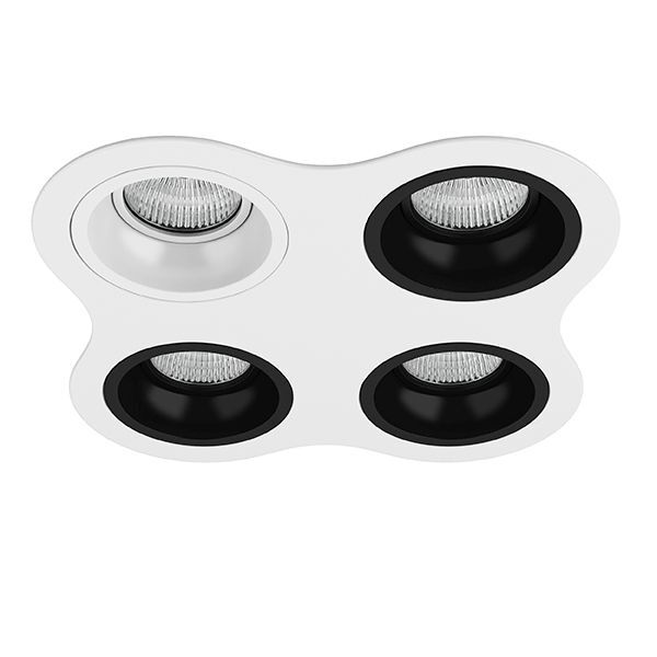 D64606070707 Светильник DOMINO ROUND МR16 (214646+214606+214607+214607+214607), шт