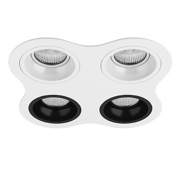 D64606060707 Светильник DOMINO ROUND МR16 (214646+214606+214606+214607+214607), шт