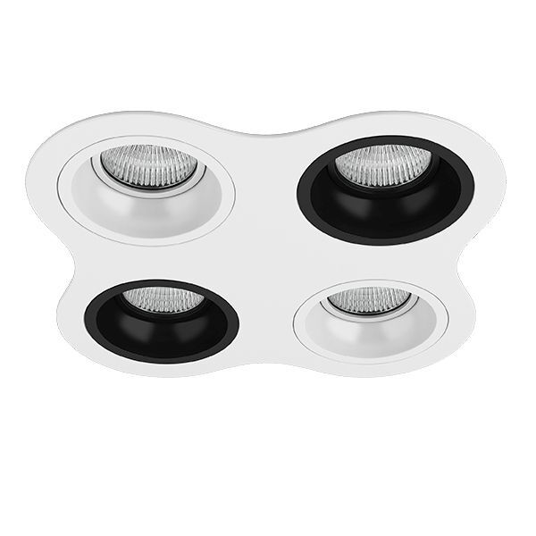 D64606070607 Светильник DOMINO ROUND МR16 (214646+214606+214607+214606+214607), шт