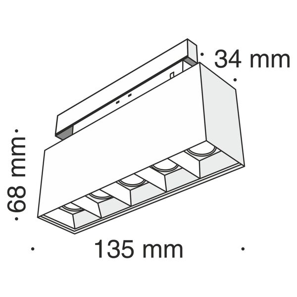 Трековый светильник Technical TR014-2-10W4K-B