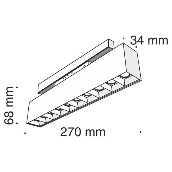 Трековый светильник Technical TR014-2-20W3K-B