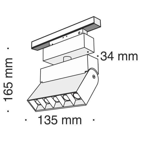 Трековый светильник Technical TR015-2-10W3K-B