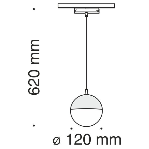 Трековый светильник Technical TR018-2-10W3K-B