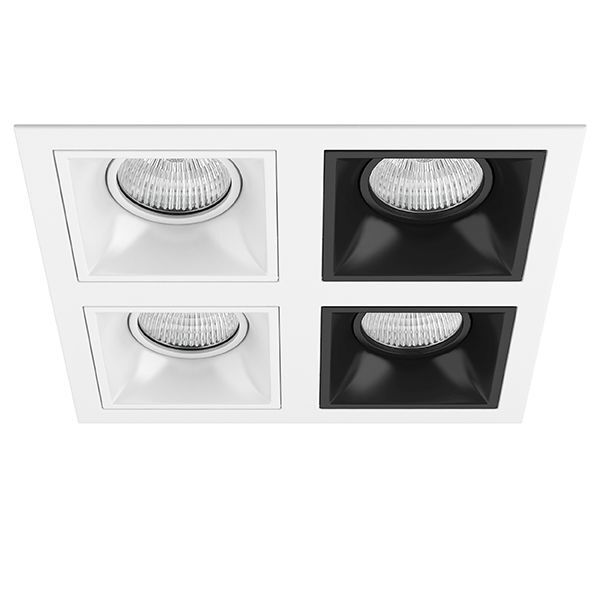 D54606060707 Светильник DOMINO QUADRO МR16 (214546+214506+214506+214507+214507), шт