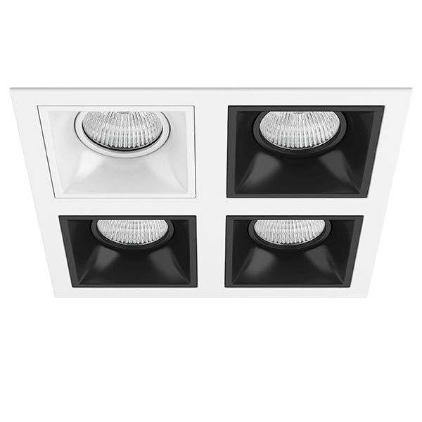 D54606070707 Светильник DOMINO QUADRO МR16 (214546+214506+214507+214507+214507), шт