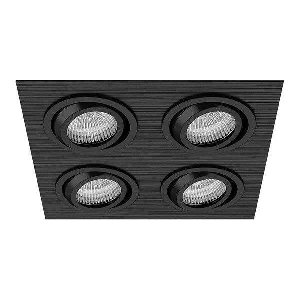 011624 Светильник SINGO X4  MR16/HP16 ЧЕРНЫЙ (в комплекте)