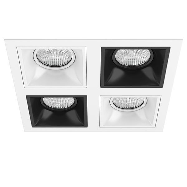 D54606070607 Светильник DOMINO QUADRO МR16 (214546+214506+214507+214506+214507), шт