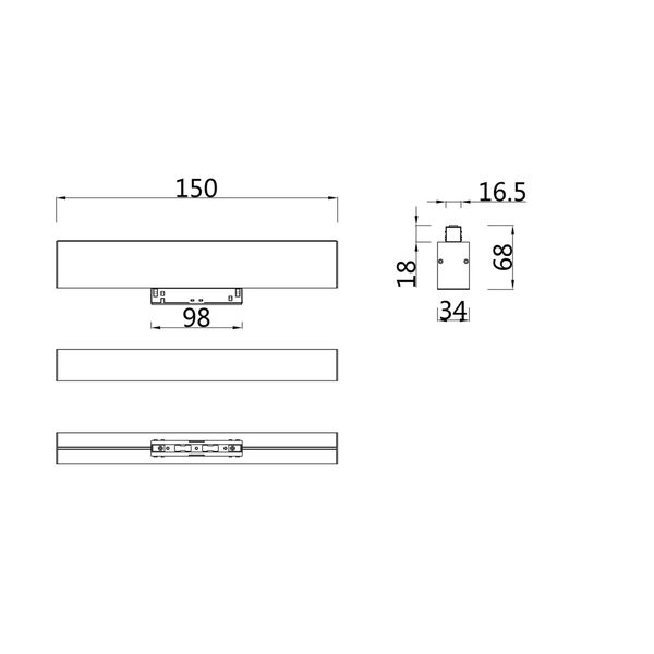 Трековый светильник Technical TR012-2-7W3K-W