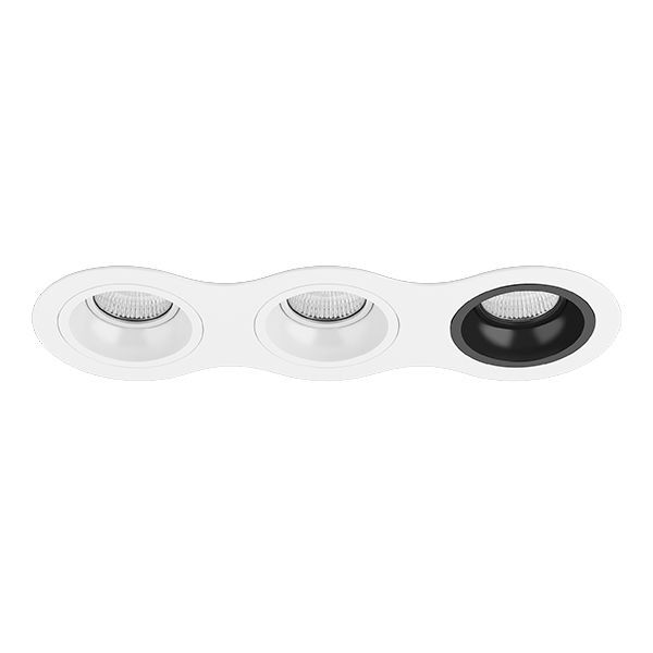 D636060607 Светильник DOMINO ROUND МR16 (214636+214606+214606+214607), шт