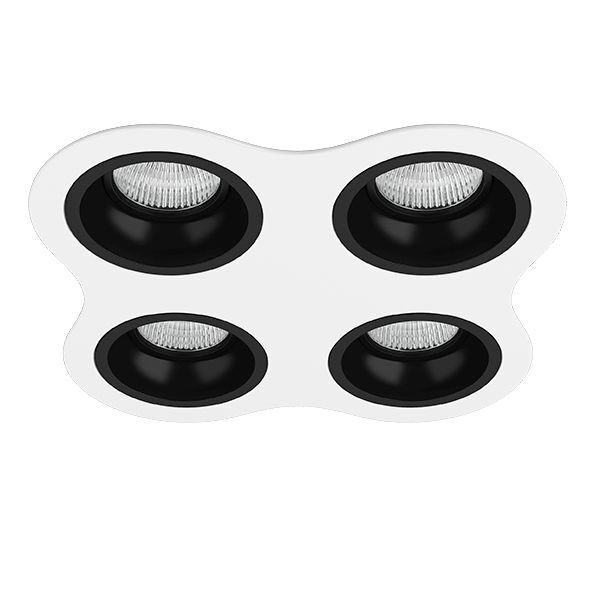 D64607070707 Светильник DOMINO ROUND МR16 (214646+214607+214607+214607+214607), шт