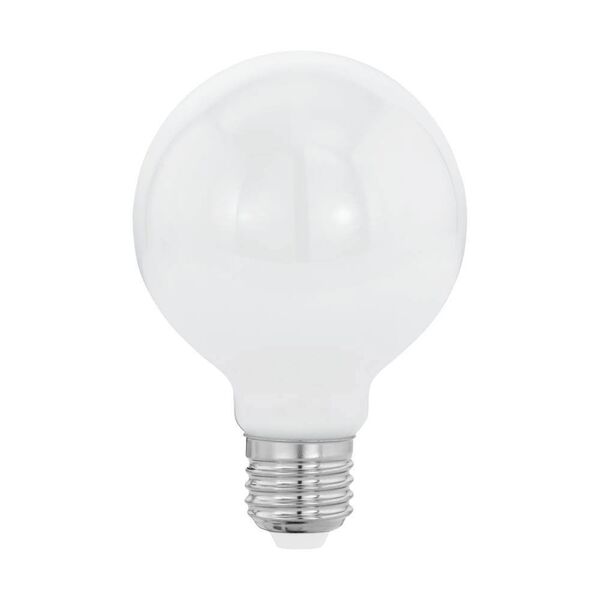 Светодиодная лампа филаментная EGLO "Милки" G80 [8W (E27), 2700K, 806lm, опал. стекло]