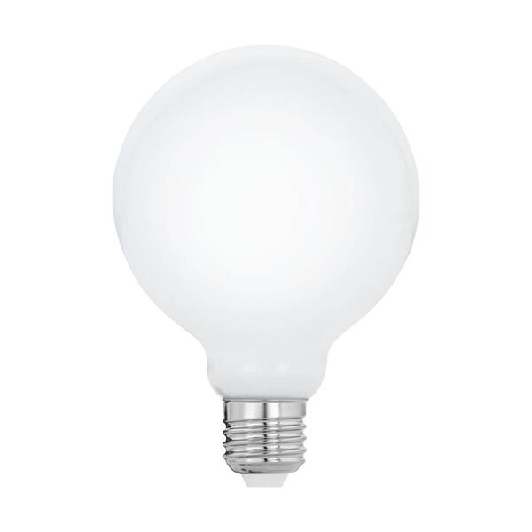 Светодиодная лампа филаментная EGLO "Милки" G95 [8W (E27), 2700K, 806lm, опал. стекло]