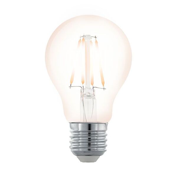 Лампа светодиодная филаментная диммируемая EGLO "Северное сияние" A60 [4W (E27), 2200K, 390lm, прозрачный]