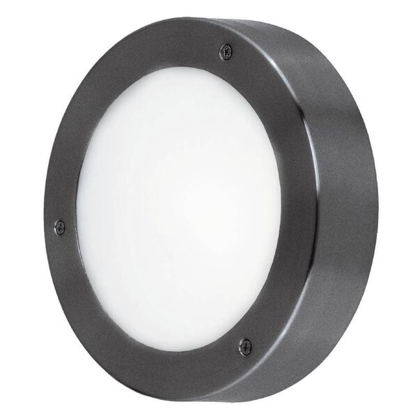 Уличный настенно-потолочный светодиодный светильник VENTO [1 GX53*LED*1X3,7W*включены Нержавеющая сталь / Матовое стекло GX53*LED*1X3,7W*включены IP44]