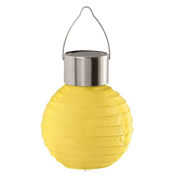 Уличный светильник на солнечной батарее, [1х0,06W(LED), желтый]