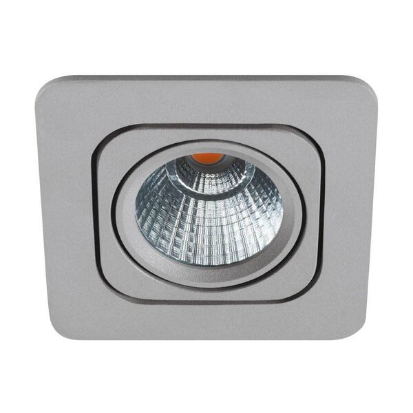Светодиоднный встраиваемый светильник VASCELLO P [1X6W(LED), 4000K, серебряный]