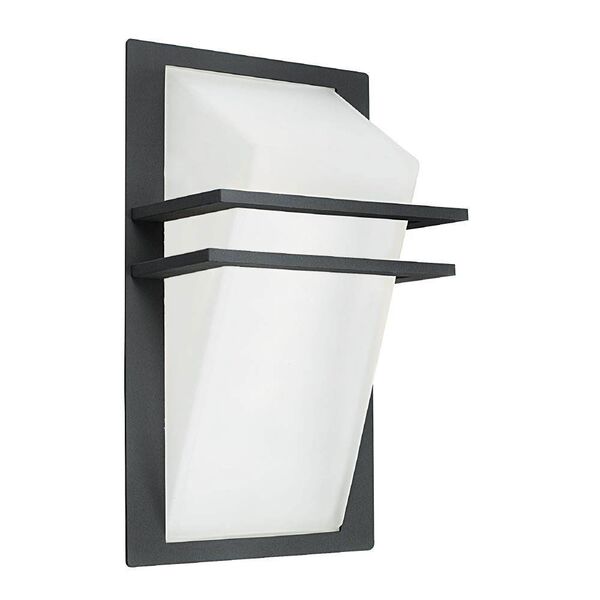Уличный светильник настенный PARK [ 1х60W(E27), алюминий, антрацит/матовое стекло]