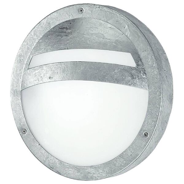Уличный светильник настенно-потолочный SEVILLA [1х15W(E27), оцинкованая сталь/матовое стекло]