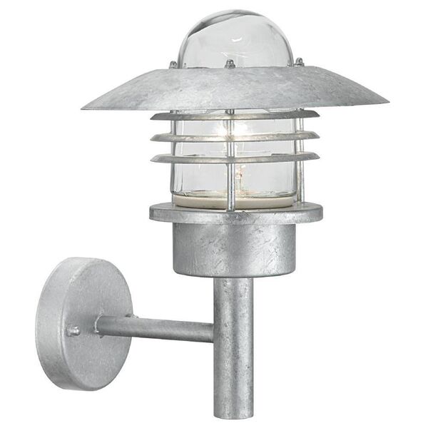 Уличный настенный светильник OTTAWA [1X60W(E27)  серый/прозрачное стекло, шт E27*1X60W*не включены IP44]