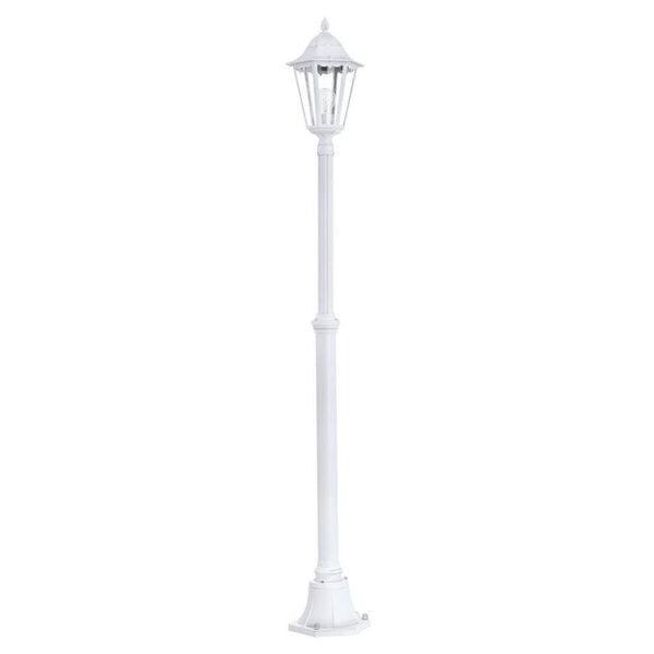 Уличный фонарь NAVEDO [1х60W(E27), H2000, литой алюм., белый/cтекло]
