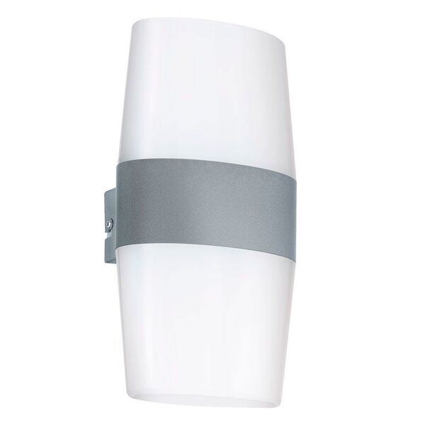 Уличный светодиодный светильник настенный RAVARINO, [4x2,5W (LED), нерж. сталь, алюминий, сереб]