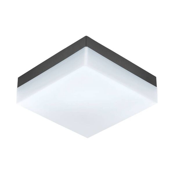 Уличный светодиодный светильник настенно-потол. SONELLA [8,2W(LED), 215х215, пластик, черный]