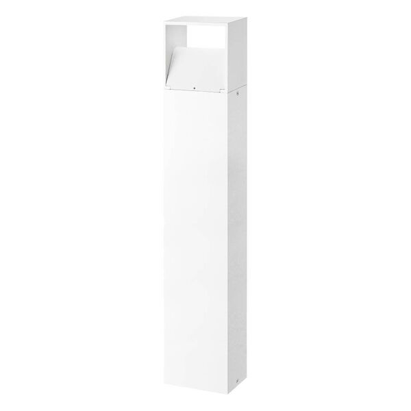 Уличный светодиодный светильник напольный MONFERO [7W(LED), IP44, H800,  алюминий, белый/стекло, прозрачный]
