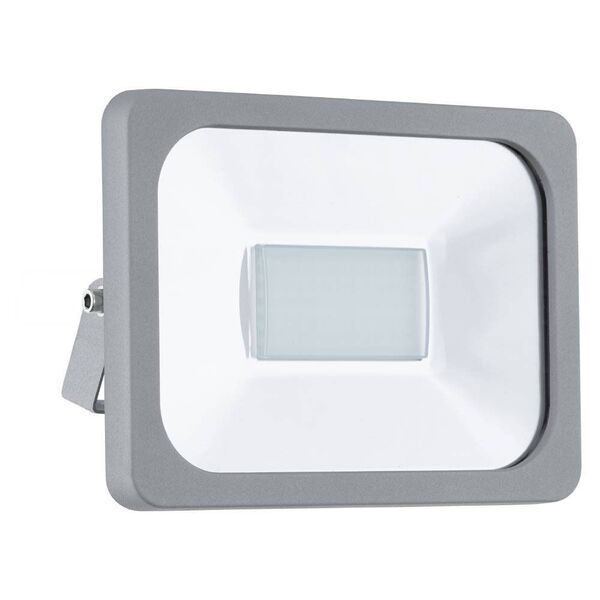 Уличный светодиодный светильник настенный FAEDO 1 [30W (LED), 205х155, IP65, алюминий, серебряный/стекло]