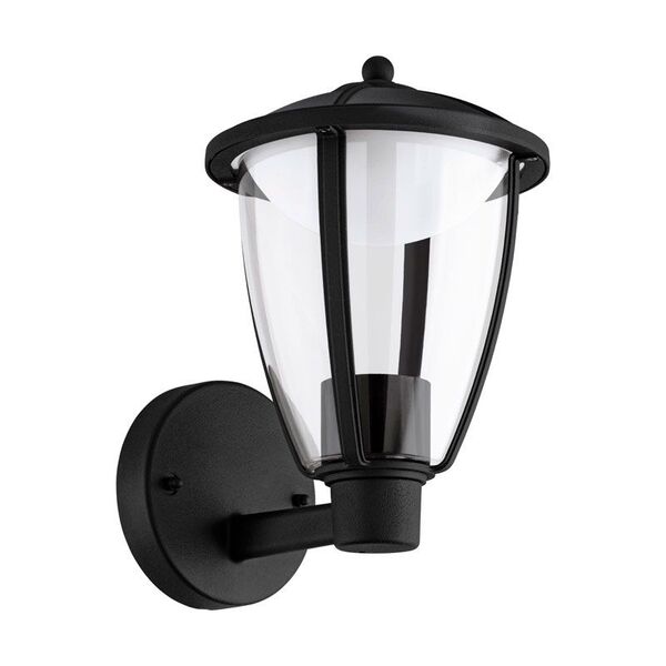 Уличное светодиодное бра COMUNERO, [1x6W(LED), алюминий/черный/прозрачный, IP44]