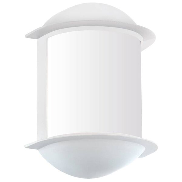 Уличный светодиодный светильник настенный ISOBA [1х6W(LED), H220,  алюминий, белый/пластик, белый]