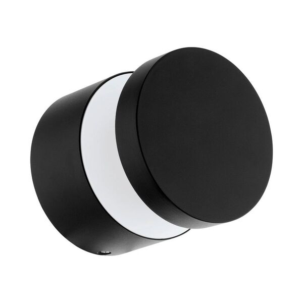 Уличный светод. настенный светильник MELZO [11W(LED), H130, лит. алюминий, черный/пластик, прозрач.]