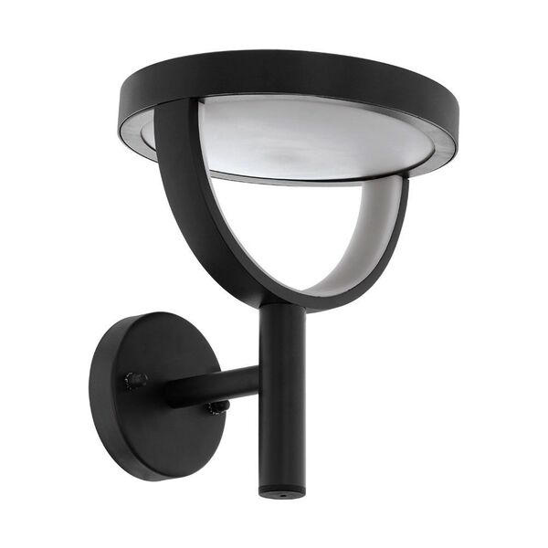 Уличный светод. светильник наcтен. FRANCARI-C умный свет [15W(LED), 1600lm, L220, H255, A250, , лит. алюминий, черный/пластик, белый]