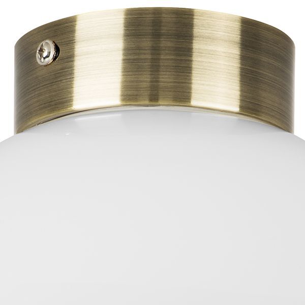812111 (MX8131-1A ) Люстра GLOBO 1х40W E14 antique bronze/white (в комплекте)