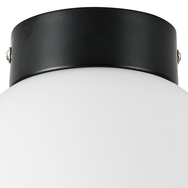 812017 (MX8131-1B-S ) Люстра GLOBO 1х40W E14 matt black/white (в комплекте)