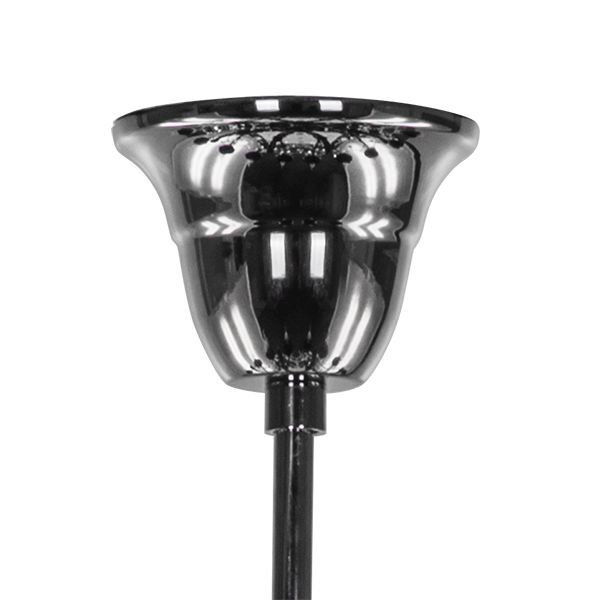 Люстра подвесная CHAMPA NERO [12х60W E14  ХРОМ (в комплекте)]