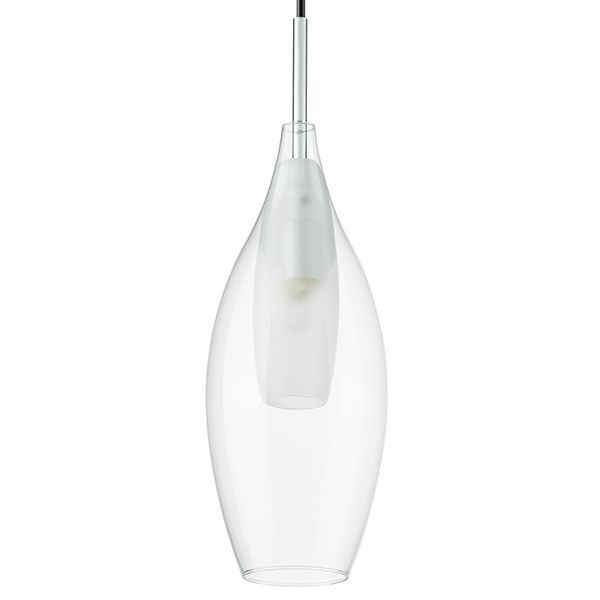 Подвес PENTOLA [1х25W G9 ХРОМ/ПРОЗРАЧНЫЙ (в комплекте)]