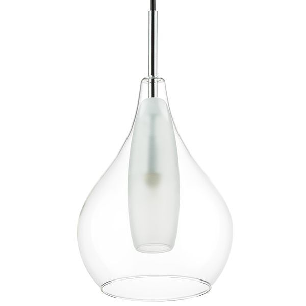 Подвес PENTOLA [1х25W G9 ХРОМ/ПРОЗРАЧНЫЙ (в комплекте)]