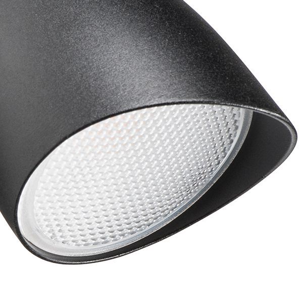 374337 Светильник DIVA LED 10W 450LM 60G ЧЕРНЫЙ 3000K IP54 (в комплекте)