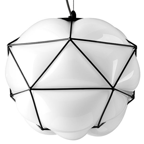 Люстра ERBAREO [1x60W E27 ЧЕРНЫЙ (в комплекте)]