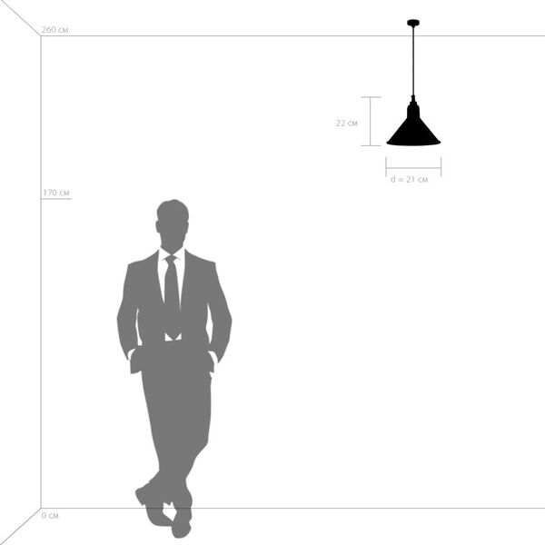 Люстра LOFT [1х40W E14 ЧЕРНЫЙ (в комплекте)]