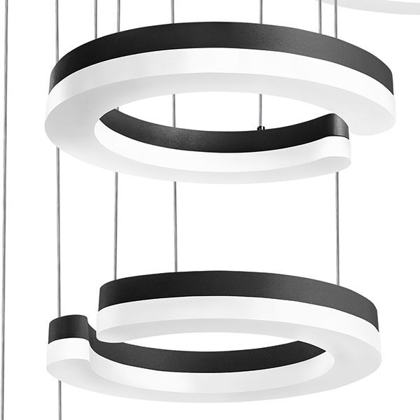 Подвес UNITARIO [46W LED 5060LM ЧЕРНЫЙ МАТОВЫЙ 4000K (в комплекте)]